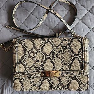 A.New Day : Faux Snake Skin clutch / small purse